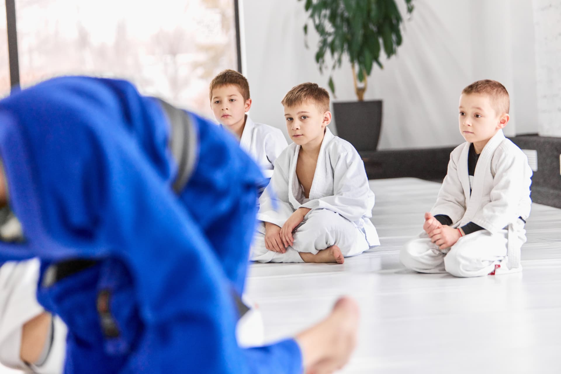 Coach reviewing clips with an athlete