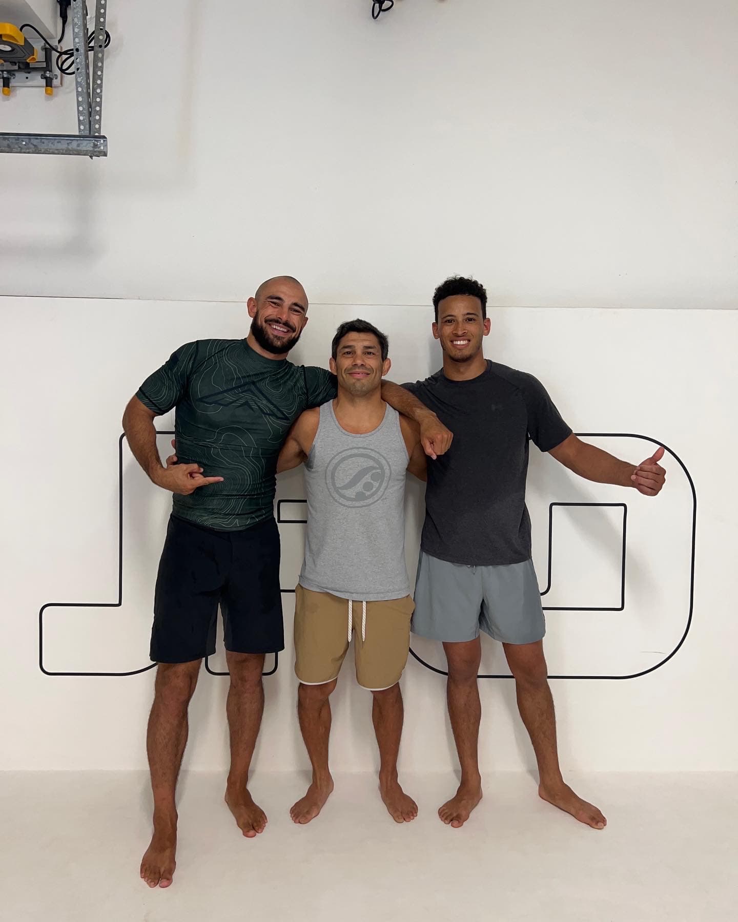 J Flow and John at the gym